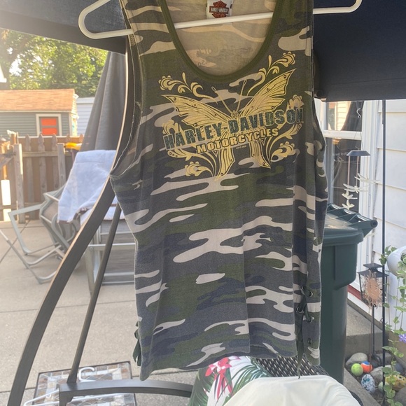 Harley Davidson camo tank - Picture 1 of 5